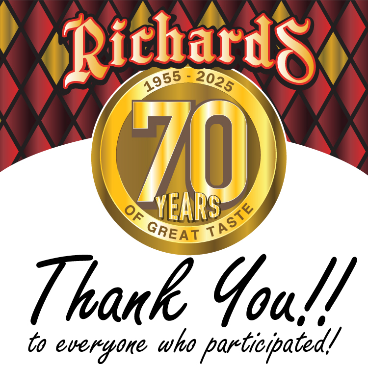 Richards 70th Logo